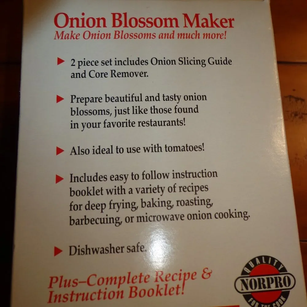 FIRM NIB NORPRO Onion Blossom Maker
